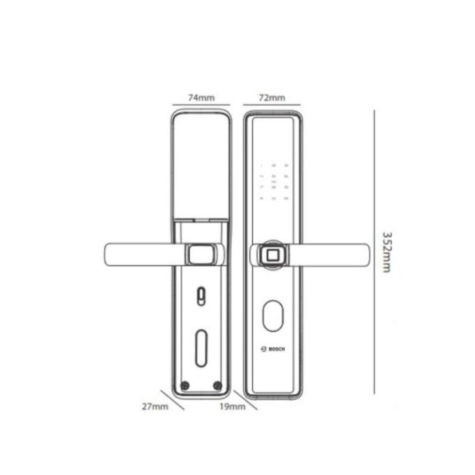 Khóa điện tử Bosch ID30B EU 4 khoa dien tu bosch id30b eu 2 1