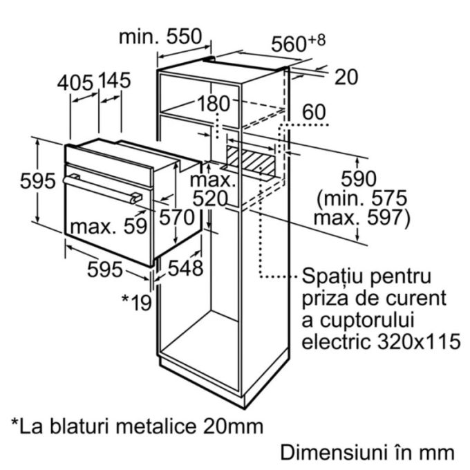 Lò nướng Bosch HBA63B251 3 kich thuoc lap dat lo nuong bosch hba63b251