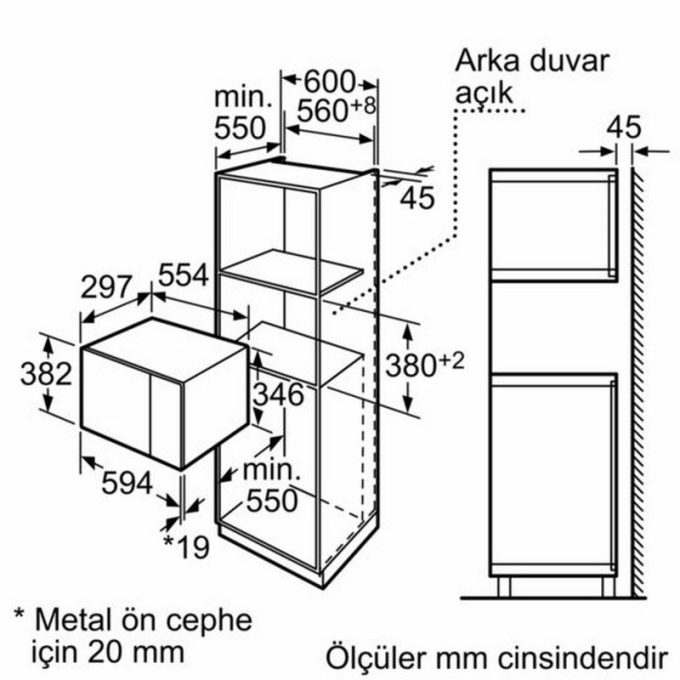 Lò vi sóng Bosch HMT75M624 3 kich thuoc lap dat lo vi song bosch hmt75m624