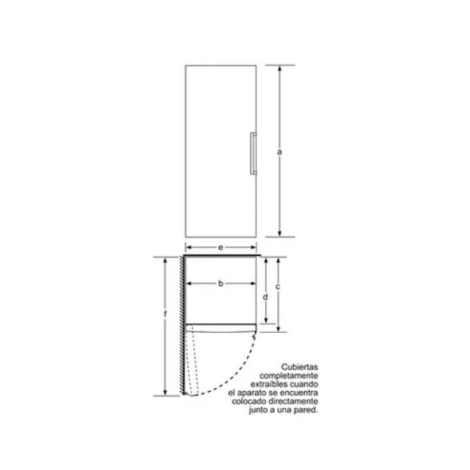 Tủ mát Bosch KSV36BI30 3 kich thuoc lap dat tu mat bosch ksv36bi30