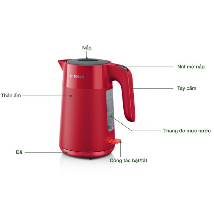 Ấm đun nước Bosch TWK2M164 3 anh am dun nuoc bosch twk2m164