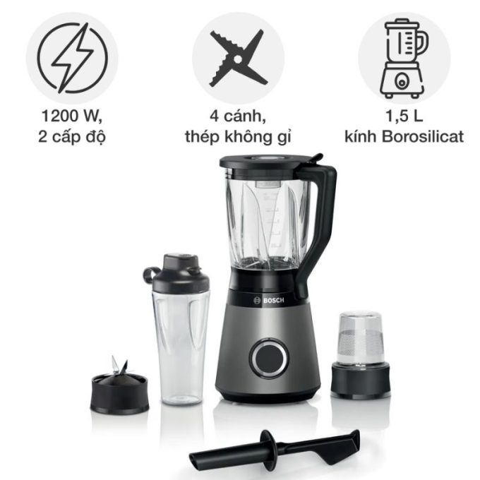 Máy xay sinh tố Bosch MMB6177S 3 anh may xay sinh to bosch mmb6177s
