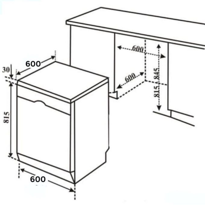 Máy rửa bát Bosch SMS6ZCI00P serie 6, độc lập 6 anh kich thuoc lap dat bosch sms6zci00p