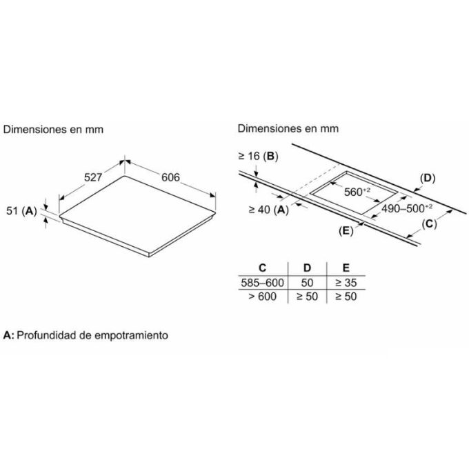 Thông số Bếp từ Bosch PID675HC1E 3 vùng nấu